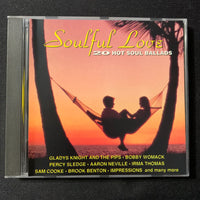 CD Soulful Love 20 R&B soul ballads Sam Cooke Aaron Neville Bobby Womack 1993 UK