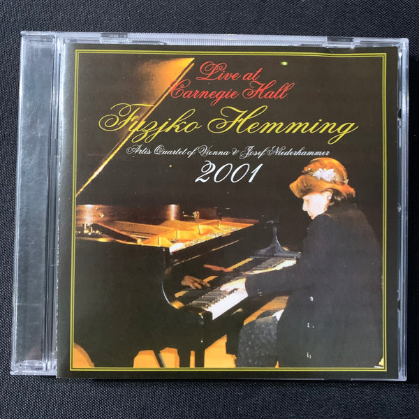 CD Fujiko Hemming 'Live at Carnegie Hall' (2001) classical piano Chopin Liszt