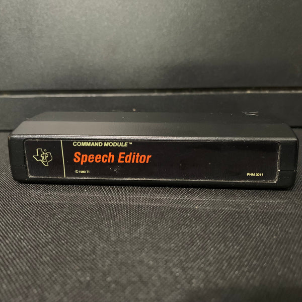 TEXAS INSTRUMENTS TI 99/4A Speech Editor (1979) rare utility cartridge