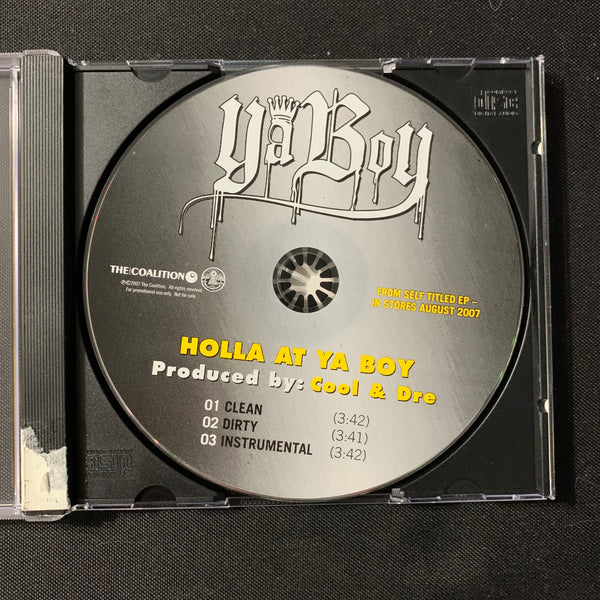 CD Ya Boy 'Holla At Ya Boy' (2007) rare promo single instrumental SF hip hop