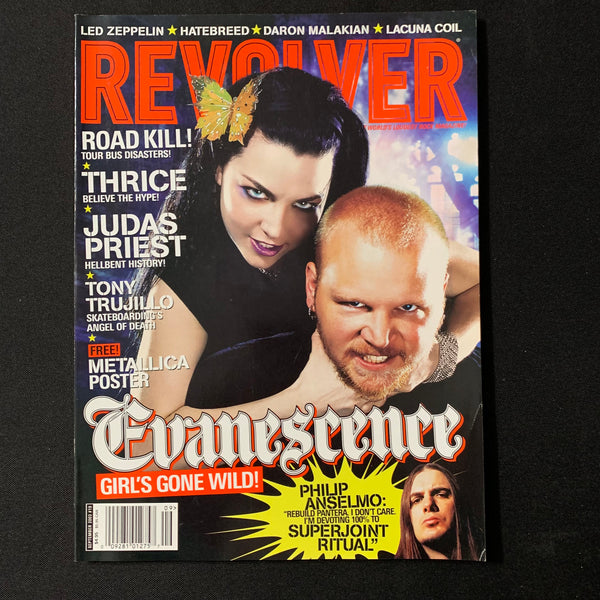 MAGAZINE Revolver Sep 2003 No. 19 Evanescence, Phil Anselmo, Judas Priest, Thrice