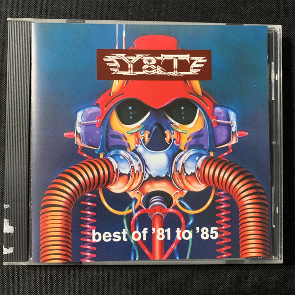 CD Y & T 'Best of 81 to 85' Yesterday and Today California hard rock Mean Streak