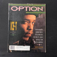 MAGAZINE Option #43 Mar/Apr 1992 Ice-T, Shonen Knife, Chapterhouse, Buffalo Tom