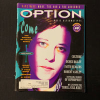 MAGAZINE Option #48 Jan/Feb 1993 Come, Thalia Zedek, Thrill Kill Kult, The Orb