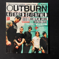 MAGAZINE Outburn #30 Avenged Sevenfold, As I Lay Dying, Throwdown, Funeral For a Friend
