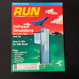 MAGAZINE Run February 1988 Commodore 64/128 computer software simulations backup