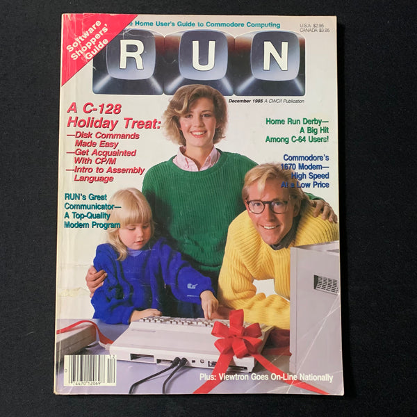 MAGAZINE Run December 1985 Commodore 64/128 computer modems CP/M assembly games