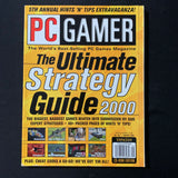 MAGAZINE PC Gamer January 2000 no CD strategy guide/cheat codes/hints tips