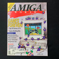 MAGAZINE Amiga World November 1991 games special Amigavision Firecracker 24