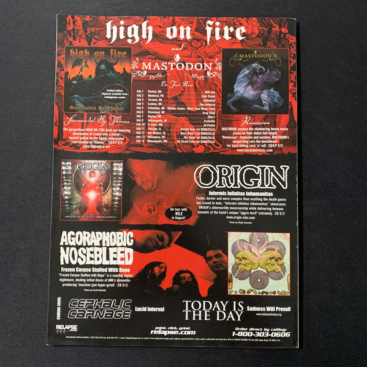 MAGAZINE Metal Maniacs Sep 2002 Arch Enemy, Danzig, Absu, Today Is the ...