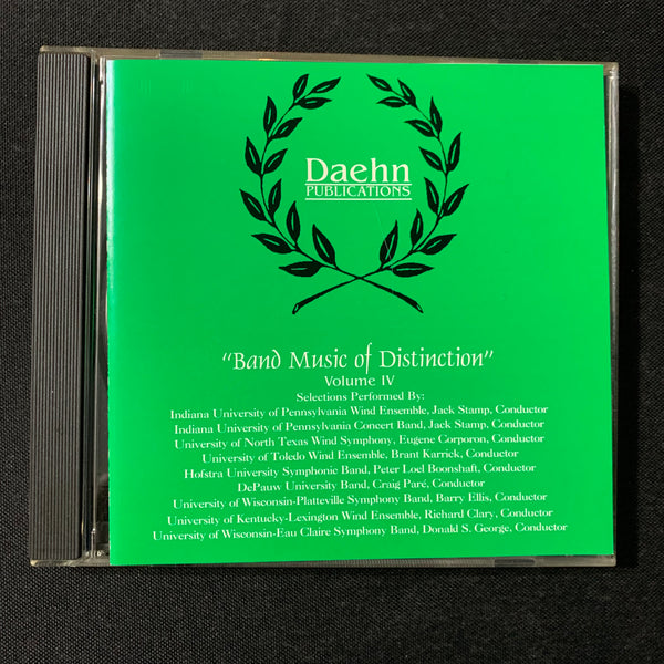 CD Daehn Publications 'Band Music of Distinction Vol IV' (1999) concert band pieces