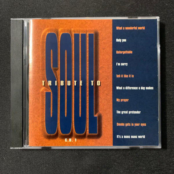 CD Tribute To Soul Vol. 1 Louis Armstrong, James Brown, Aaron Neville, Platters
