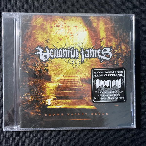 CD Venomin James 'Crowe Valley Blues' new sealed Cleveland doom metal rock