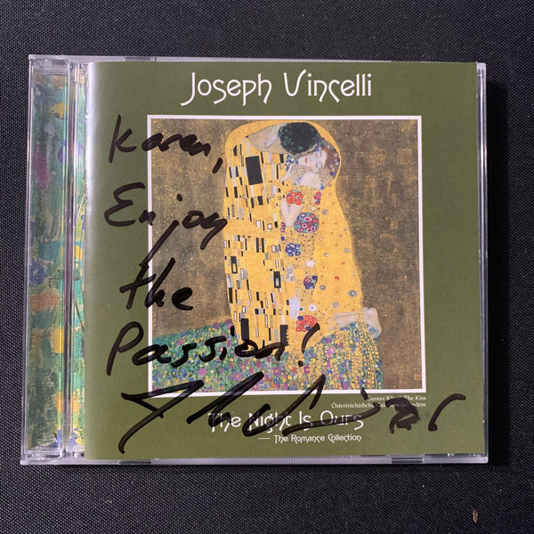 CD Joseph Vincelli 'The Night Is Ours: The Romance Collection' (1995) saxophone