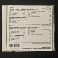 CD Telemann 'Dinner Music Vol 1-2' Richter 'Concerto for Trumpet' Pilz classical