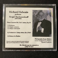 CD Richard Sabonis 'Performs Rachmaninoff Piano Concerto No. 2 in C Minor' (2000)