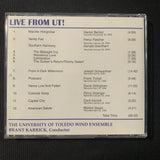 CD University of Toledo Wind Ensemble 'Live From UT!' (1999) Brant Karrick Berlioz