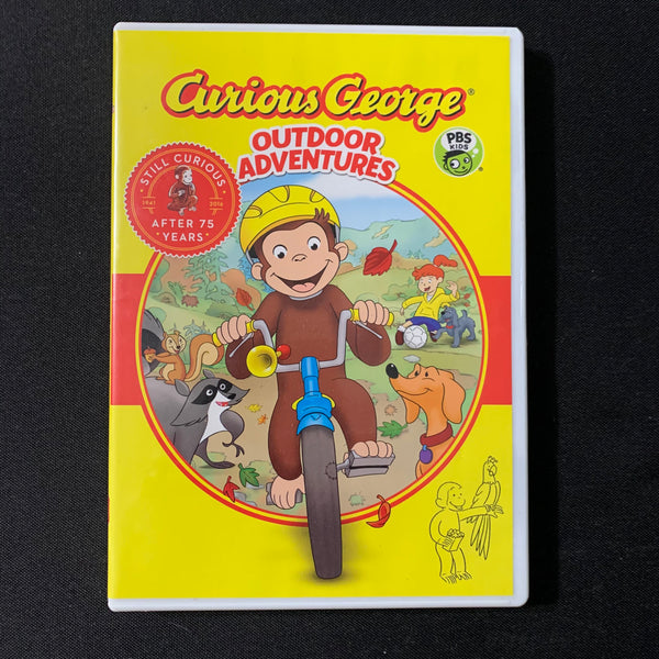 DVD Curious George Outdoor Adventures (2016) PBS Kids six stories