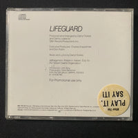 CD Darryl Tookes 'Lifeguard' (1989) promo single 1trk DJ radio pop male vocal