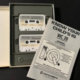 COMMODORE VIC 20 Know Your Child's IQ tested boxed cassette software tests fun