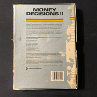 COMMODORE VIC 20 Money Decisions II cassette software tested boxed financial