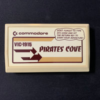 COMMODORE VIC 20 Pirate Cove text adventure boxed Scott Adams cartridge game