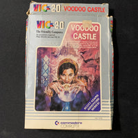 COMMODORE VIC 20 Voodoo Castle text adventure game cartridge interactive fiction