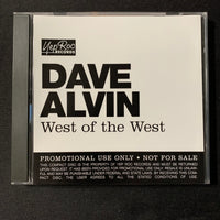 CD Dave Alvin 'West of the West' (2006) roots Americana Yep Roc rare promo