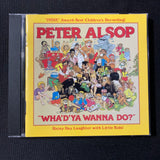 CD Peter Alsop 'Wha'd'ya Wanna Do?' (1983) children's kids music folk fun
