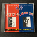 CD Annie/A Chorus Line (1998) two Broadway musicals studio recording budget label