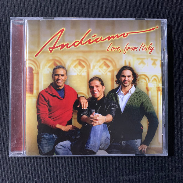 CD Andiamo 'Love, From Italy' (2007) Italian tenors romantic pop trio O Sole Mio