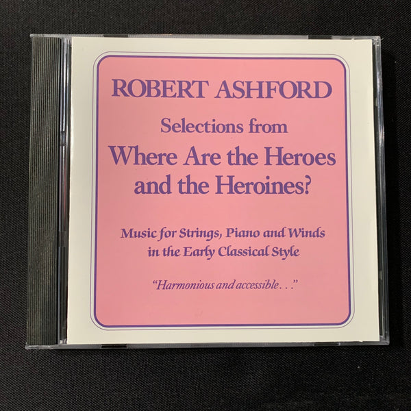 CD Robert Ashford 'Where Are the Heroes and the Heroines?' (1990) Syracuse classical
