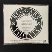 CD Beggars and Thieves 'Love Junkie' (1990) 1trk DJ radio promo single hard rock