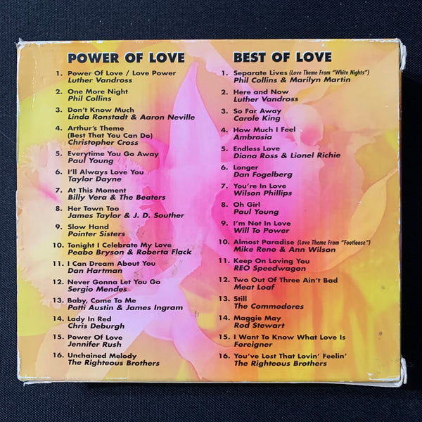 CD Best of Love/Power of Love 2CD set Luther Vandross/Phil Collins/Car –  The Exile Media and Trading Co.