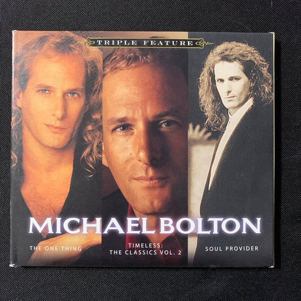 CD Michael Bolton 'Triple Feature' (2009) 3-disc set Soul Provider, Timeless, The One Thing