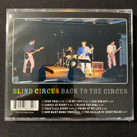 CD Blind Circus 'Back To the Circus' (2003) Ohio rock Led Zeppelin cover indie