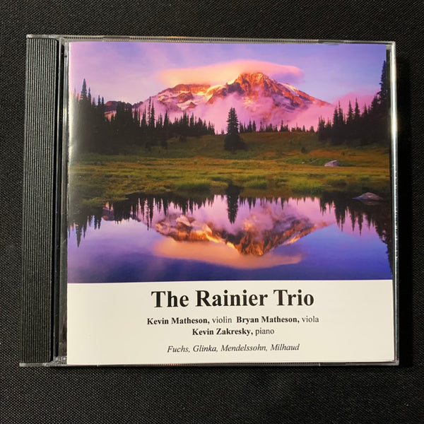CD Rainier Trio 'Fuchs-Glinka-Mendelssohn-Milhaud' (2010) classical violin viola piano