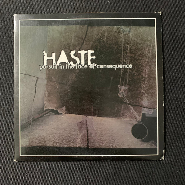 CD Haste 'Pursuit in the Face of Consequence'  (1999) US promo Alabama hardcore