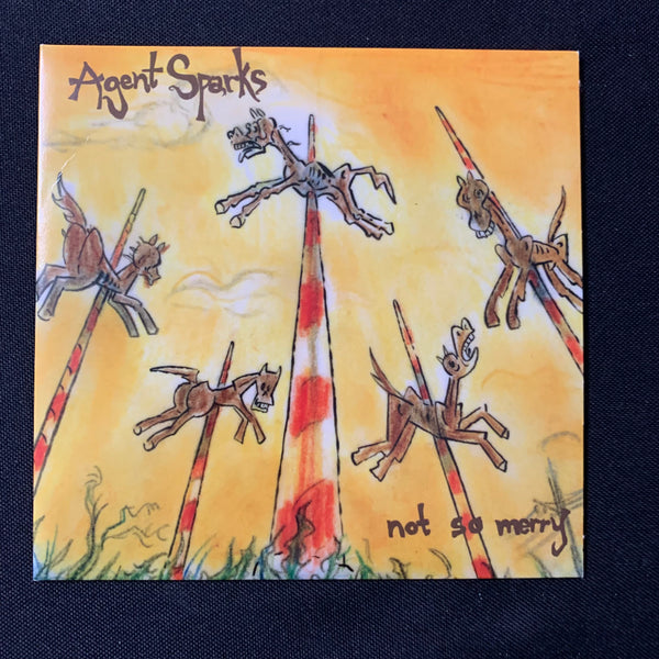 CD Agent Sparks 'Not So Merry' EP (2005) 5 songs ex-Audiovent cardboard sleeve