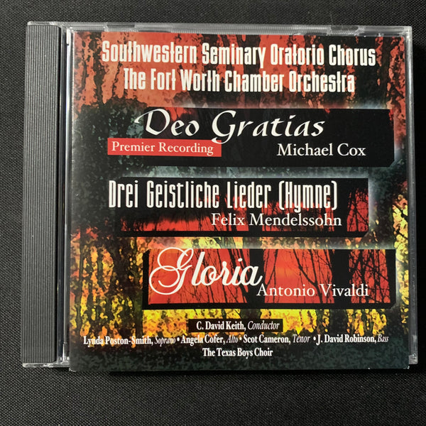 CD Southwestern Seminary Oratorio Chorus/Fort Worth Chamber Orch. 'Deo Gratias'