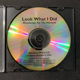 CD Look What I Did 'Minuteman For the Moment' (2010) promo DJ math rock metal