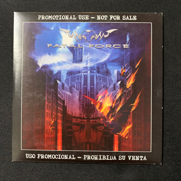 CD Fatal Force self-titled (2006) melodic power metal Mats Leven advance promo sleeve