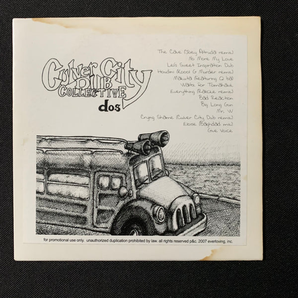 CD Culver City Dub Collective 'Dos' (2007) promo sleeve Bedouin Soundclash