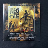 CD Watch Them Die 'Bastard Son' (2005) advance promo California brutal metal