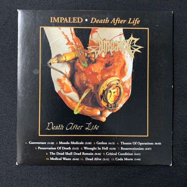 CD Impaled 'Death After Life' (2005) death metal Century Media rare US promo