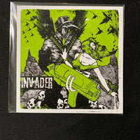 CD Invader self-titled (2012) promo debut Pittsburgh PA US indie thrash metal