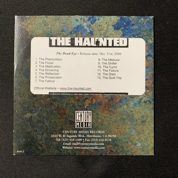 CD The Haunted 'The Dead Eye' (2006) US promo sleeve thrash metal advance