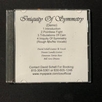 CD Iniquity of Symmetry 'Demo' US melodic prog metal David Schell 4-song