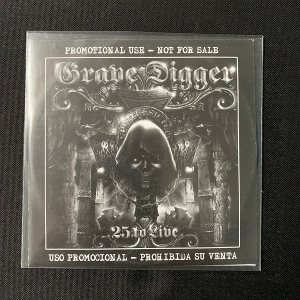 CD Grave Digger '25 to Live' (2005) audio CD advance promo Locomotive