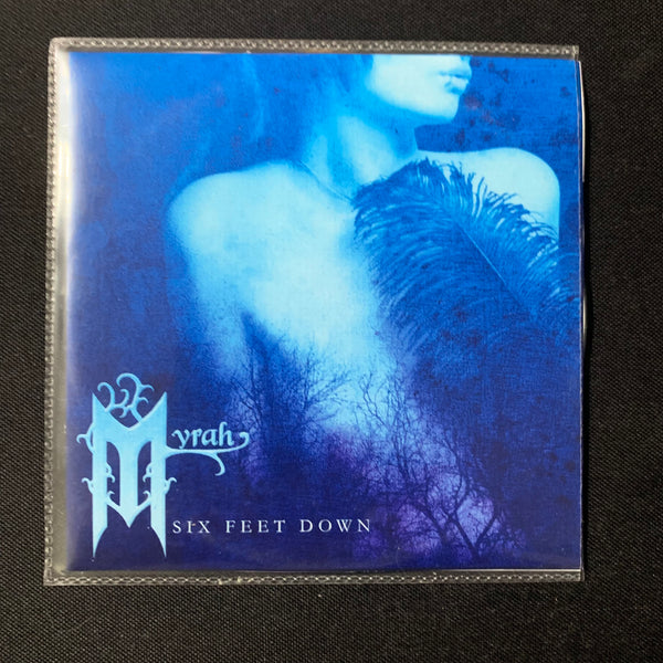 CD Myrah 'Six Feet Down' promo sleeve advance Swedish melodic gothic metal